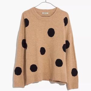 Madewell Dot Graystone Sweater Euc 